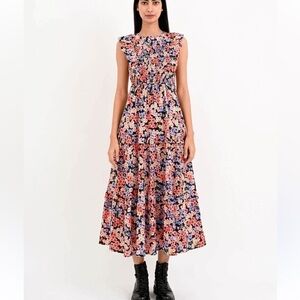 Anthropologie Banjanan Iris Dress - Monarch Black xs